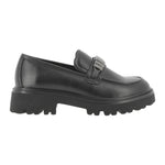 Keys Mocassino Donna in Ecopelle Nera con Morsetto