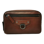 The Bridge Pochette Grande Uomo in Pelle Cuoio con Doppio Scomparto