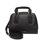 The Bridge Borsa a Mano Piccola Donna in Pelle Nera con Tracolla Regolabile