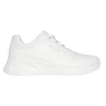 Skechers Slip On Donna in Ecopelle Bianca Uno Lite - Lite Work