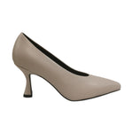 Luciano Barachini Décolleté Donna in Pelle Beige con Tacco a Rocchetto Alto 70mm