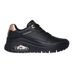 Skechers Sneakers Donna in Ecopelle Nera Uno Icon - Idolized Air