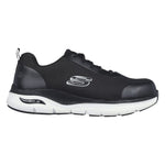 Skechers Sneakers Uomo Nera Work: Arch Fit Sr - Ringstap con Punta in Ferro