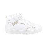 Primigi Sneakers Alta Bambino in Ecopelle Bianca Beige