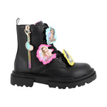 Primigi Anfibio Bambina in Ecopelle Nera Mermaid Magic con Lacci/Zip