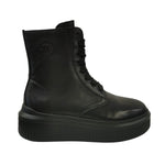 Janet&Janet Anfibio Platform Donna in Pelle Nera