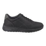 Luisetti Slip On Uomo in Nabuck Nero con Lacci Elasticizzati