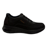 Luisetti Slip On Uomo in Nabuck Nero