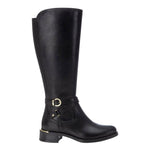 Carmela Stivale Donna in Pelle Nera con Tacco Alto 30mm