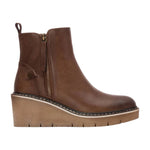 Refresh Stivaletto Donna in Ecopelle Camel con Zeppa Alta 70mm
