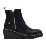 Refresh Stivaletto Donna in Ecopelle Nera con Zeppa Alta 70mm