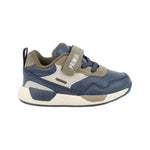 Primigi Sneakers Bambino in Ecopelle Blu Verde con Strappo