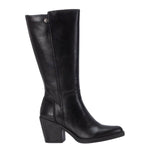 Refresh Camperos Stivale Donna in Ecopelle Nera con Tacco Largo Alto 60mm