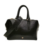 Caleidos Bauletto Donna in Vernice Nera con Tracolla