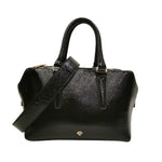 Caleidos Bauletto Donna in Vernice Nera con Tracolla