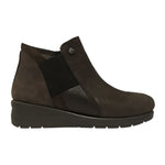 Susimoda Stivaletto Donna in Pelle Moro con Zeppa ed Elastico
