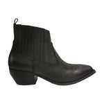 Agua Camperos Donna in Pelle Nera con Fodera in Tessuto