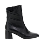 CafèNoir Stivaletto Donna in Ecopelle Nera con Taglio Asimmetrico e Tacco Largo Alto 60mm