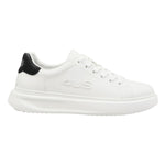 4US Sneakers Uomo in Pelle Bianca con Logo Laterale