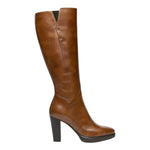 Nero Giardini Stivale Donna in Pelle Cuoio con Tacco a Cono Alto 100mm