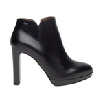 Nero Giardini Stivaletto Donna in Pelle Nera con Plateau e Tacco Alto 100mm