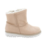 Primigi Stivaletto Bambina in Nabuck Biscotto con Pelliccia e Zip