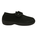Cliawalk Comfort Pantofola Donna in Tessuto Nero con Strappo