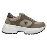 Lumberjack Sneakers Donna Nudo Marrone con Inserto Dorato