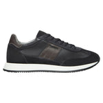 Nero Giardini Sneakers Uomo in Pelle Blu con Banda Laterale