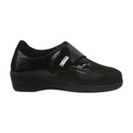 Susimoda Scarpa Donna in Vernice e Tessuto Nero con Strappo