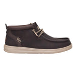 Hey Dude Wally Mid Gripr Classic Polacchino Uomo in Ecopelle Marrone