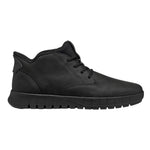 Geox Polacchino Uomo in Nabuck Nero con Lacci Elasticizzati