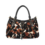 Tosca Blu Borsa a Spalla Donna Nera Shirley con Stampa Animalier