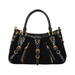 Tosca Blu Borsa a Mano Shirley Donna in Pelle Scamosciata Nera