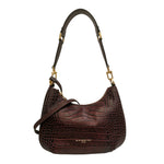 Nannini Firenze Borsa a Spalla Nunzia Donna in Pelle Cocco Bordeaux