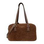 Nannini Firenze Borsa a Spalla Micol Donna in Pelle e Camoscio Cuoio con Tracolla