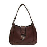 Gaelle Borsa a Spalla con Logo Frontale in Ecopelle Mosto da Donna