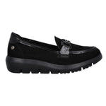 Amarpies Mocassino Donna Nero con Morsetto
