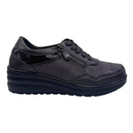 Amarpies Sneakers Donna Grigia con Lacci e Cerniera Laterale