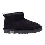 Cult Young Stivaletto Bambina in Camoscio Sintetico Nero con Pelliccia