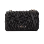 Gaelle Borsa a Tracolla Donna in Ecopelle Matelassé Nera con Catena