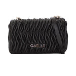 Gaelle Borsa a Tracolla Donna in Ecopelle Matelassé Nera con Catena