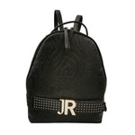 John Richmond Zaino Donna in Ecopelle Nero Oro con Motivi