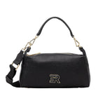 Ermanno Scervino Borsa a Spalla Piccola Donna in Ecopelle Nera con Tracolla