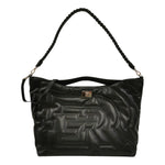 Ermanno Scervino Borsa a Spalla Grande Donna in Ecopelle Trapuntata Nera