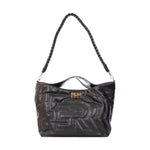 Ermanno Scervino Borsa a Spalla Media Donna in Ecopelle Trapuntata Avorio