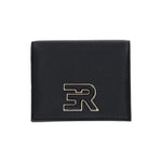 Ermanno Scervino Portafoglio Donna Piccolo in Ecopelle Nera con Bottone