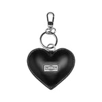 Cult Portachiavi a Forma di Cuore Donna in Ecopelle Nera