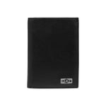 Cult Portafoglio Verticale Uomo in Pelle Nera con Portamonete