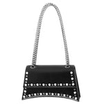 Cult Borsa a Tracolla Donna Gwen Pearl in Ecopelle Nera